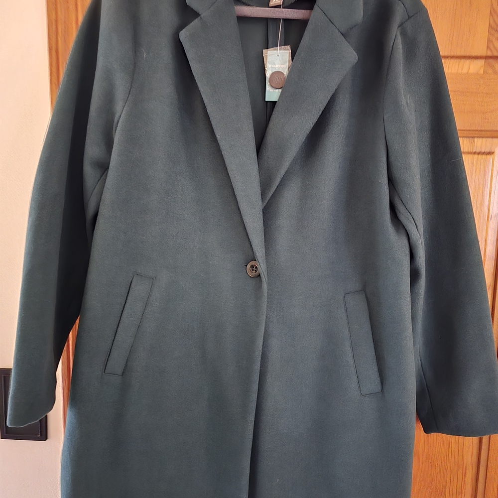 Maurices Dark Green Blazer Coat